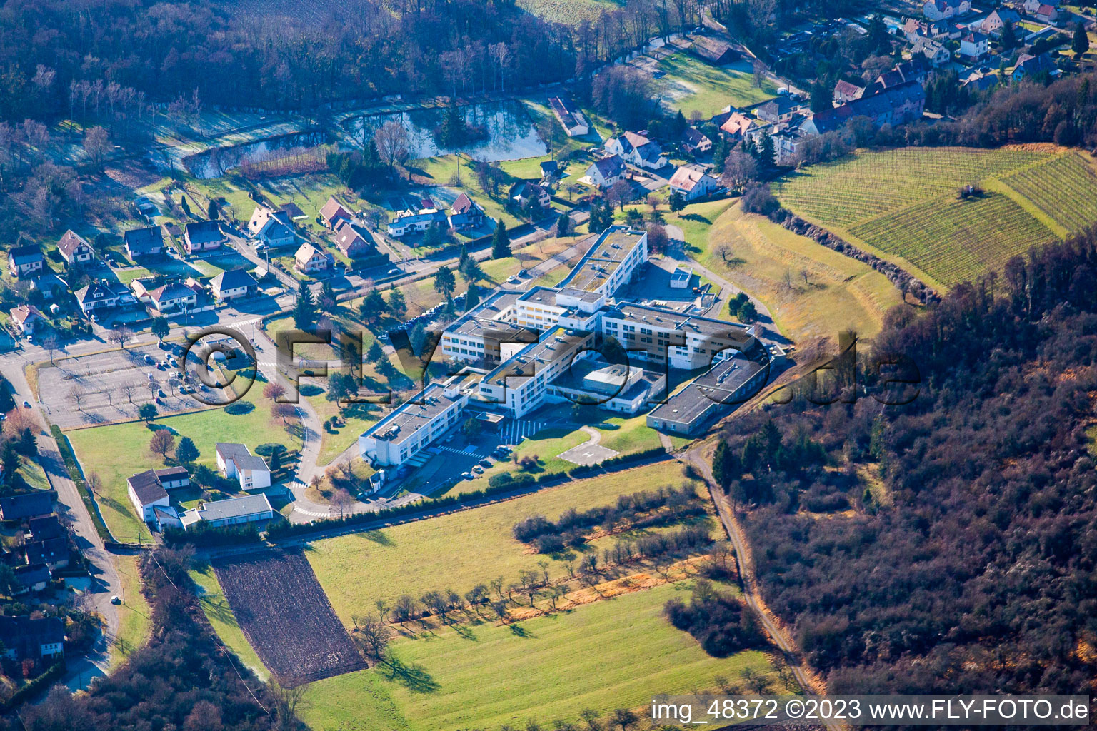 Wissembourg, Hopital/Krankenhaus im Bundesland Bas-Rhin, Frankreich