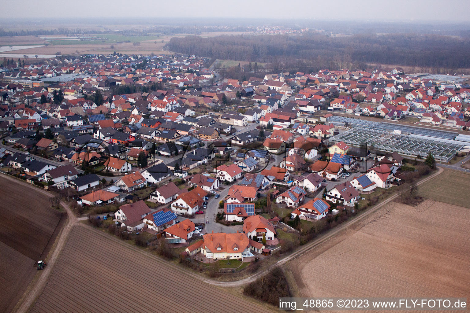 Kuhardt im Bundesland Rheinland-Pfalz, Deutschland aus der Luft