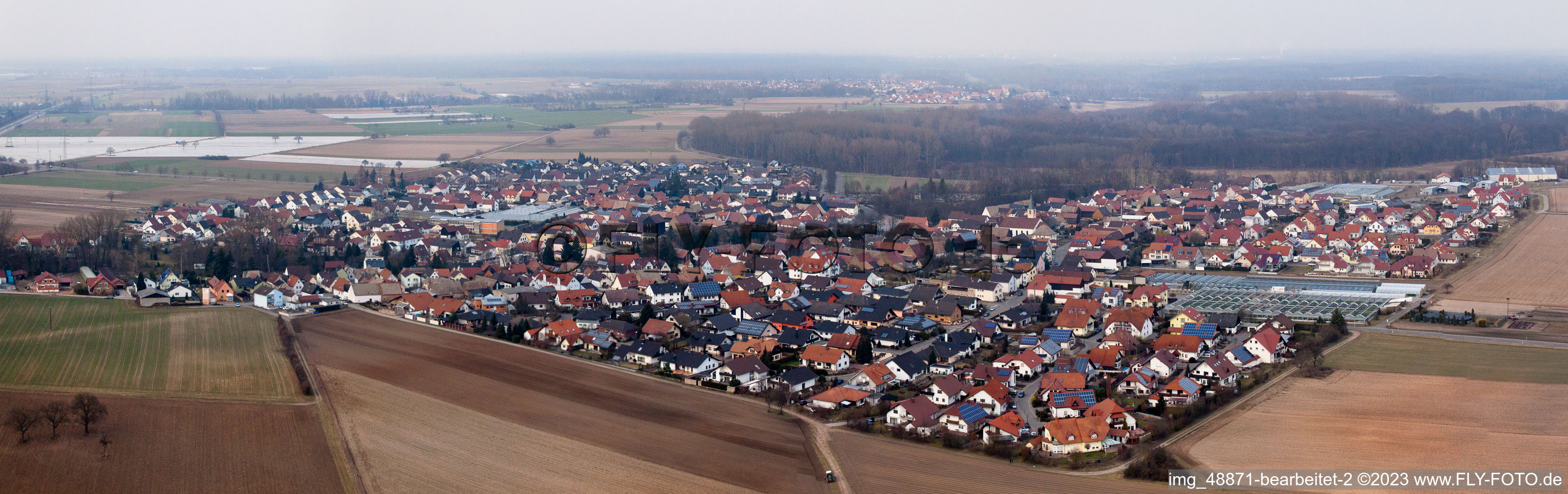 Panorama in Kuhardt im Bundesland Rheinland-Pfalz, Deutschland