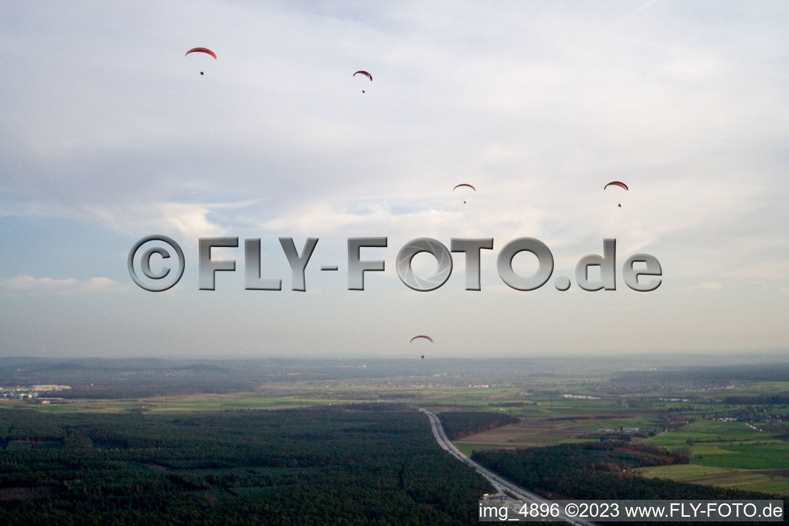 Hockenheim im Bundesland Baden-Württemberg, Deutschland aus der Luft betrachtet