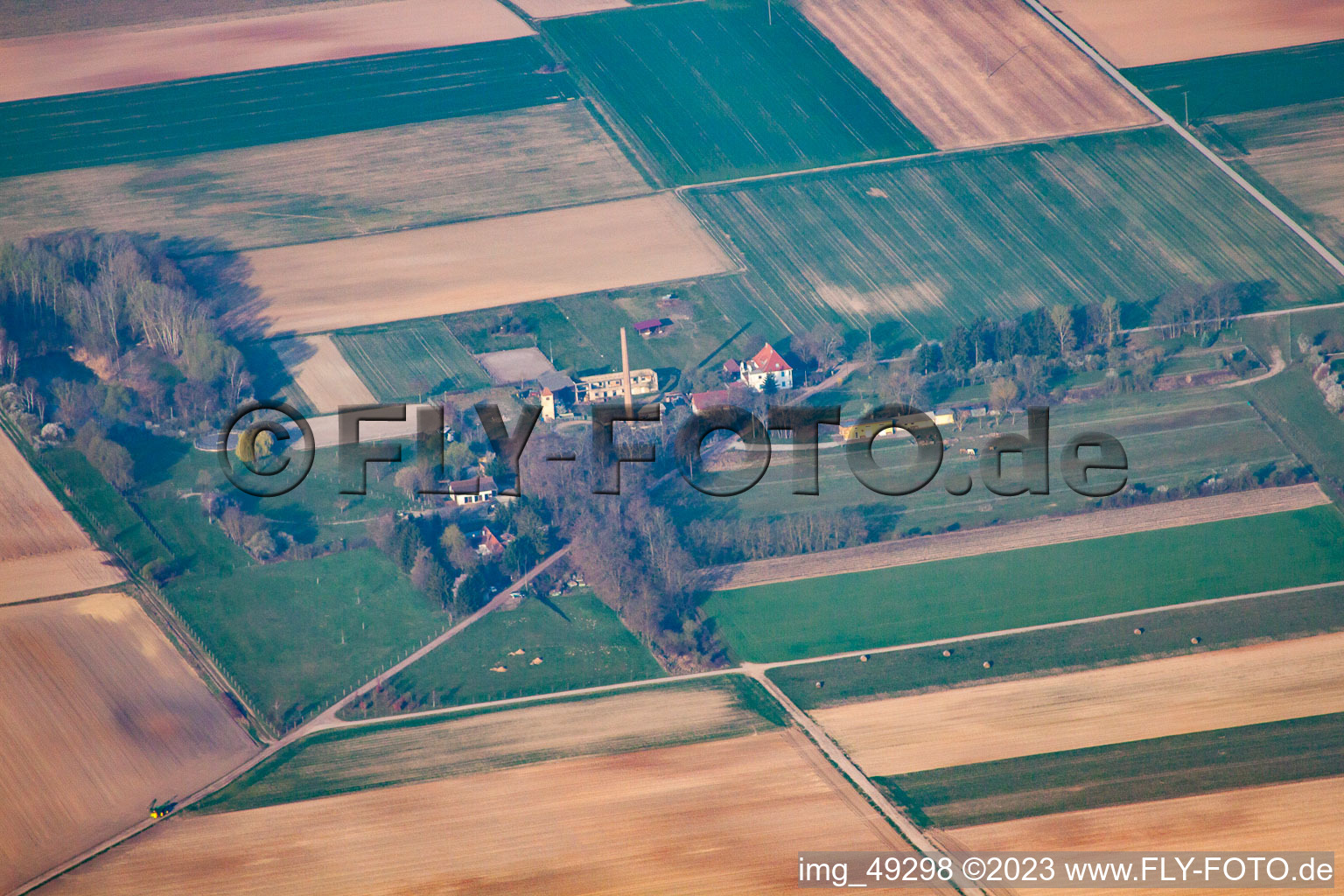 Harthausen im Bundesland Rheinland-Pfalz, Deutschland aus der Luft betrachtet