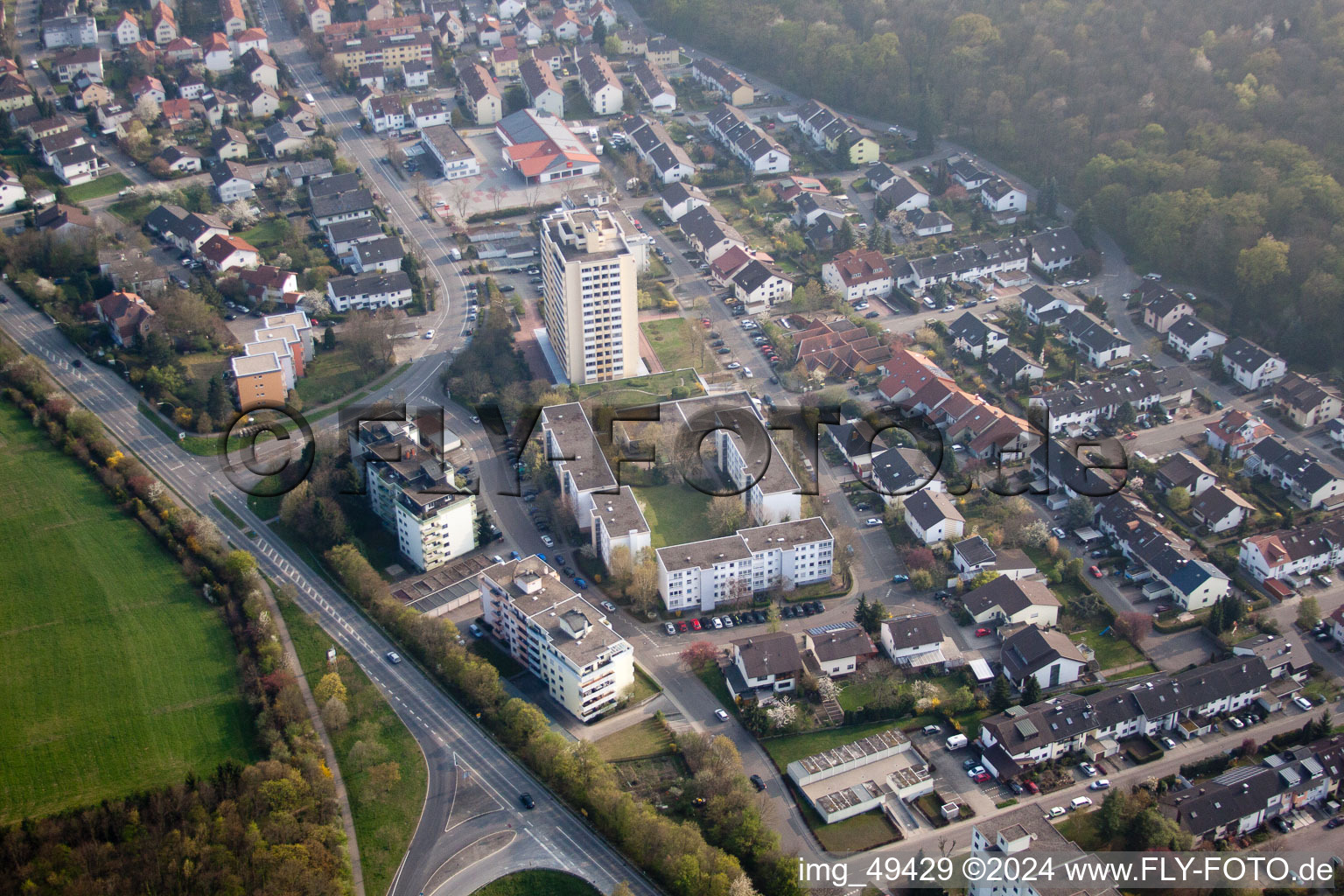 Schloßstr in Wiesloch im Bundesland Baden-Württemberg, Deutschland