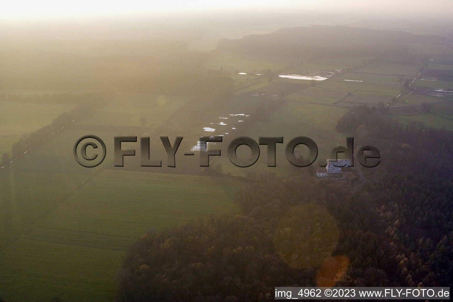Kandel Otterbachtal im Bundesland Rheinland-Pfalz, Deutschland aus der Luft