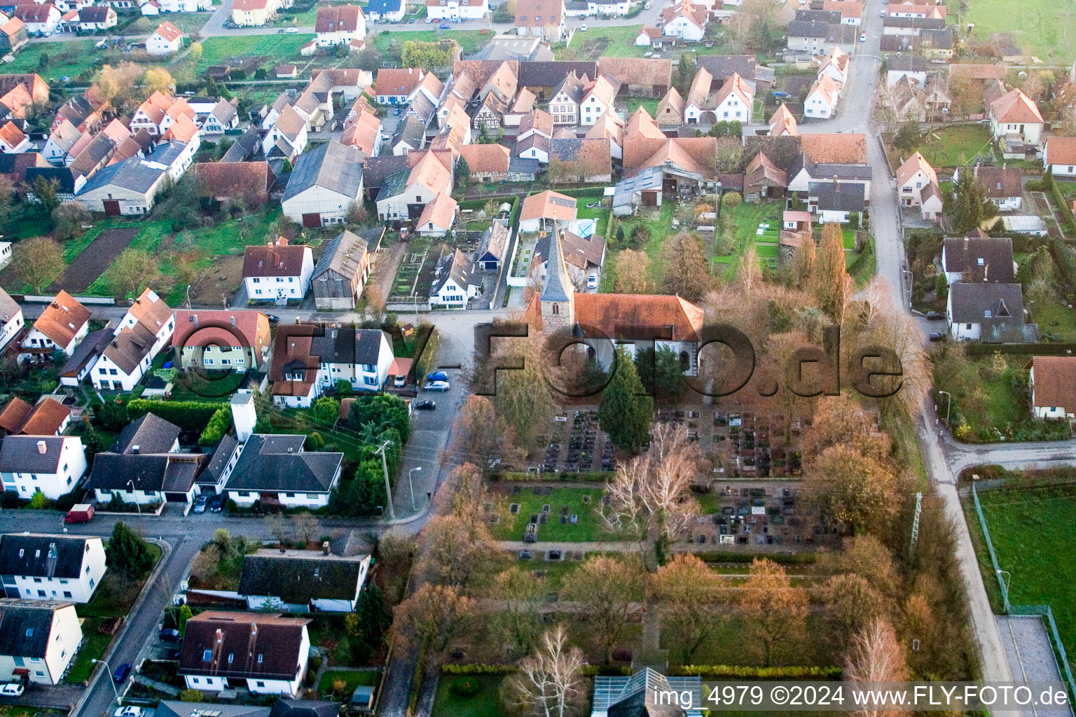 Freckenfeld, Kirchstr im Bundesland Rheinland-Pfalz, Deutschland