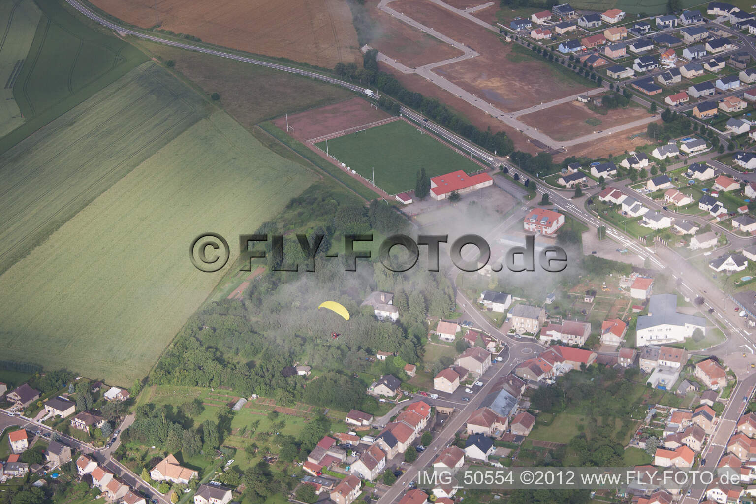 Luftaufnahme von Tressange im Bundesland Moselle, Frankreich