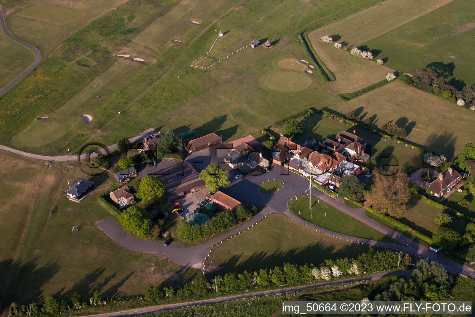 Luftbild von Sandwich im Bundesland England, Großbritanien