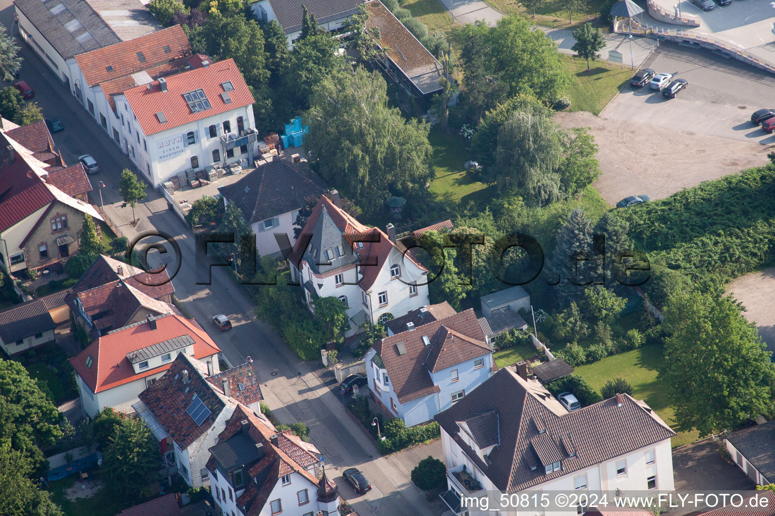Luftbild von Kandel, Bismarckstr im Bundesland Rheinland-Pfalz, Deutschland