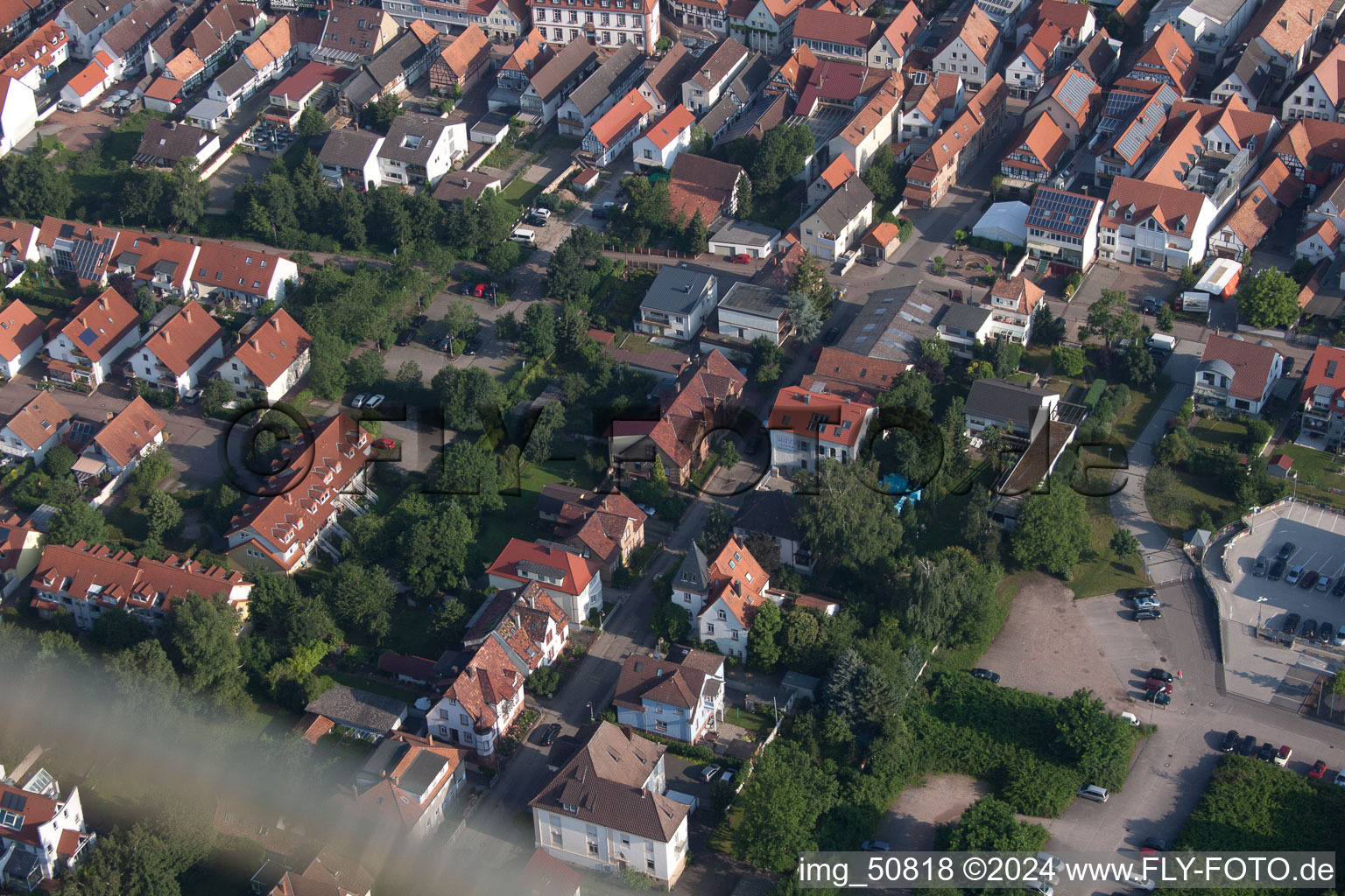 Luftaufnahme von Kandel, Bismarckstr im Bundesland Rheinland-Pfalz, Deutschland
