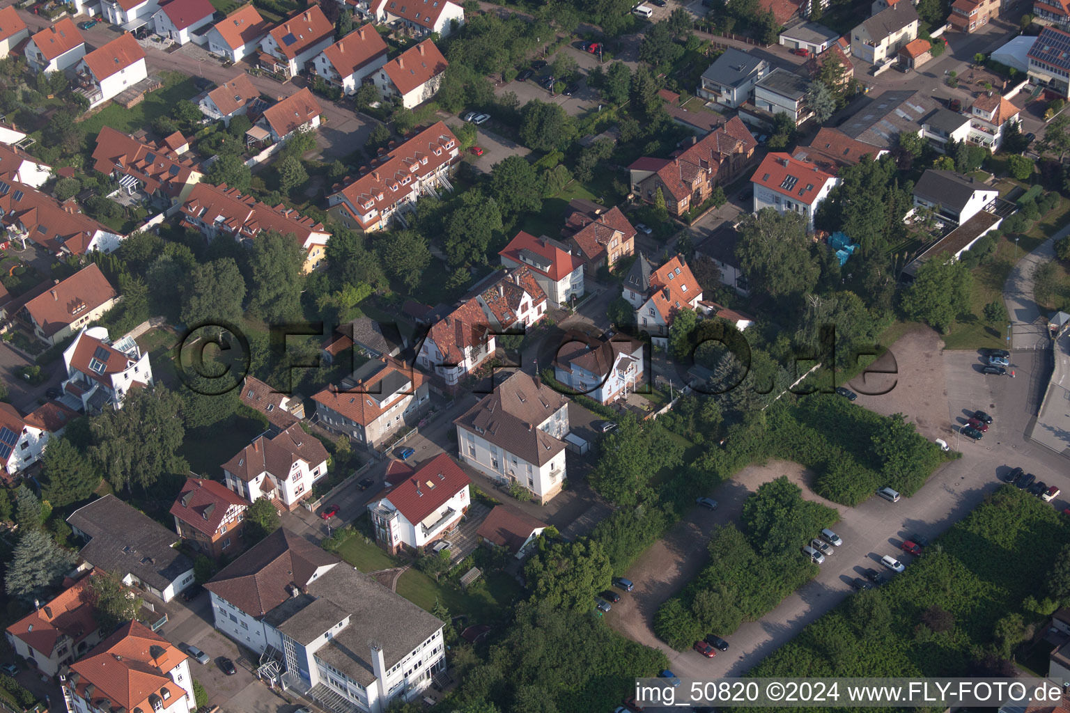 Luftbild von Bismarckstr in Kandel im Bundesland Rheinland-Pfalz, Deutschland