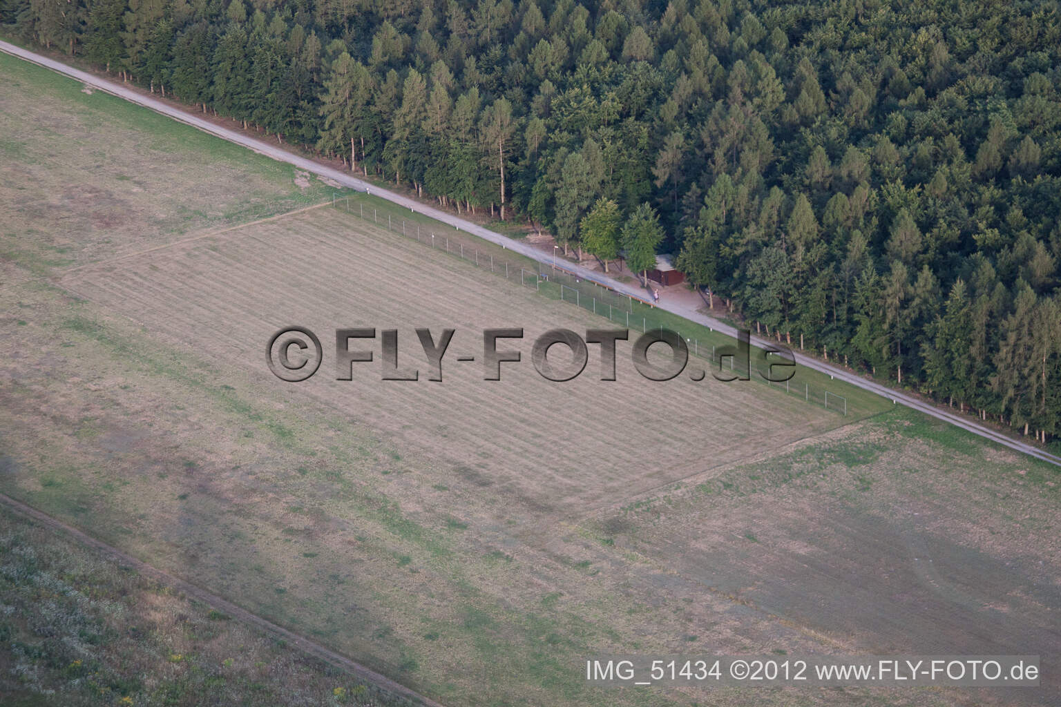 Luftbild von Rülzheim, Modellflugplatz im Bundesland Rheinland-Pfalz, Deutschland