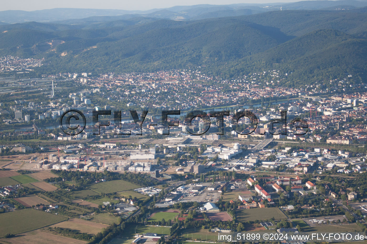 Heidelberg, Bahnstadt im Bau im Bundesland Baden-Württemberg, Deutschland