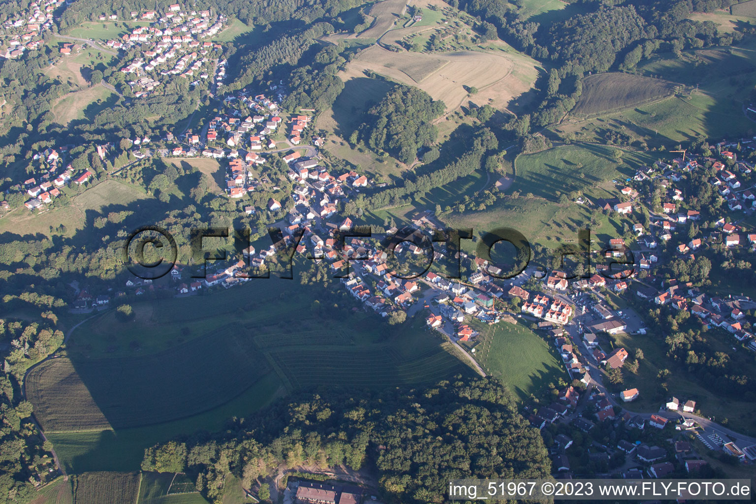 Luftbild von Ritschweier im Bundesland Baden-Württemberg, Deutschland