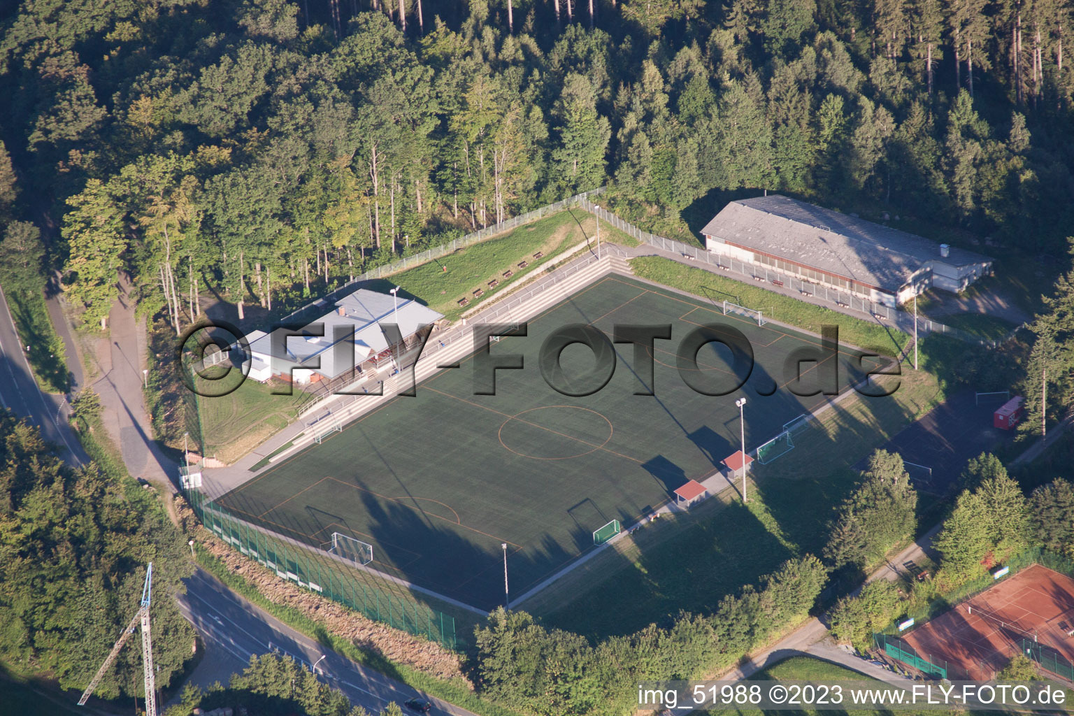 Luftaufnahme von Abtsteinach im Bundesland Hessen, Deutschland