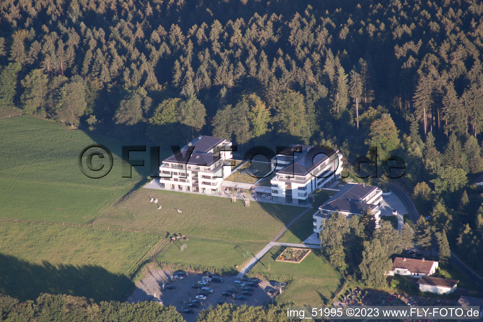 Luftaufnahme von Siedelsbrunn im Bundesland Hessen, Deutschland