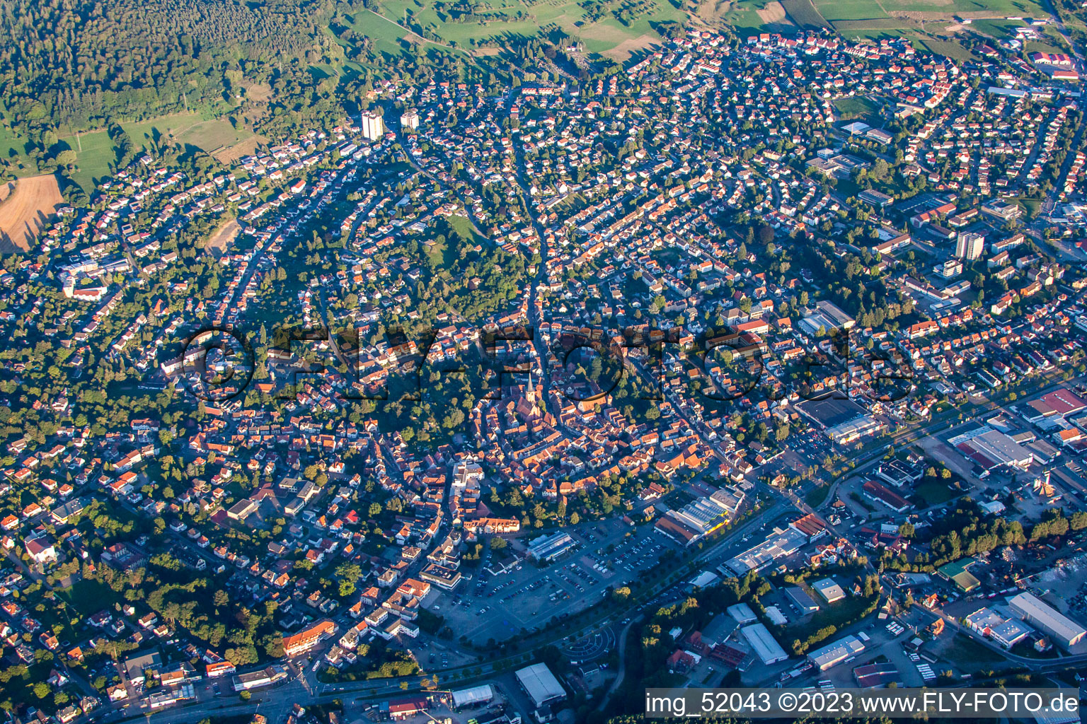 Stadtring im Ortsteil Stockheim in Michelstadt im Bundesland Hessen, Deutschland