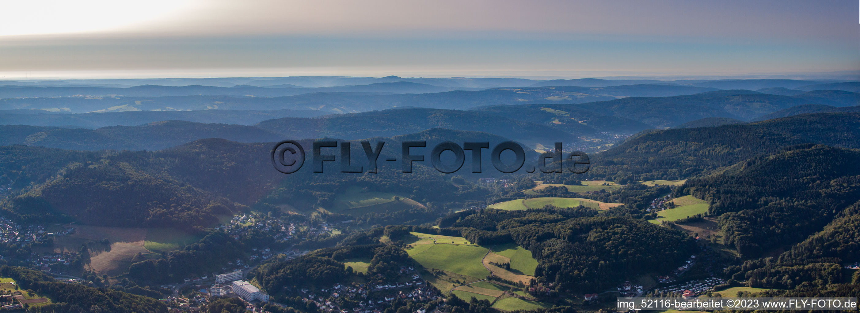 Wald-Michelbach im Bundesland Hessen, Deutschland aus der Luft