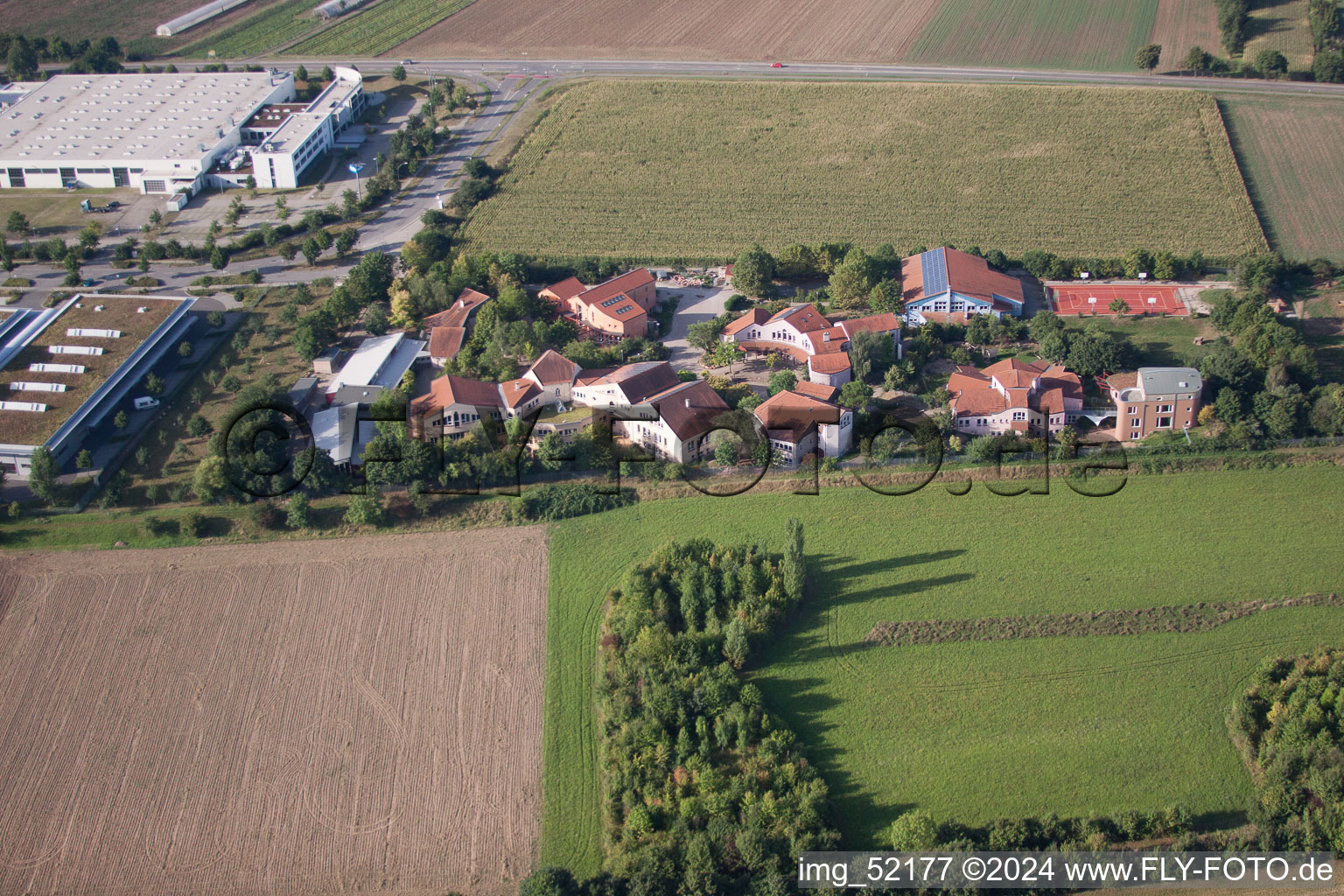 Freie Waldorfschule in Dossenheim im Bundesland Baden-Württemberg, Deutschland