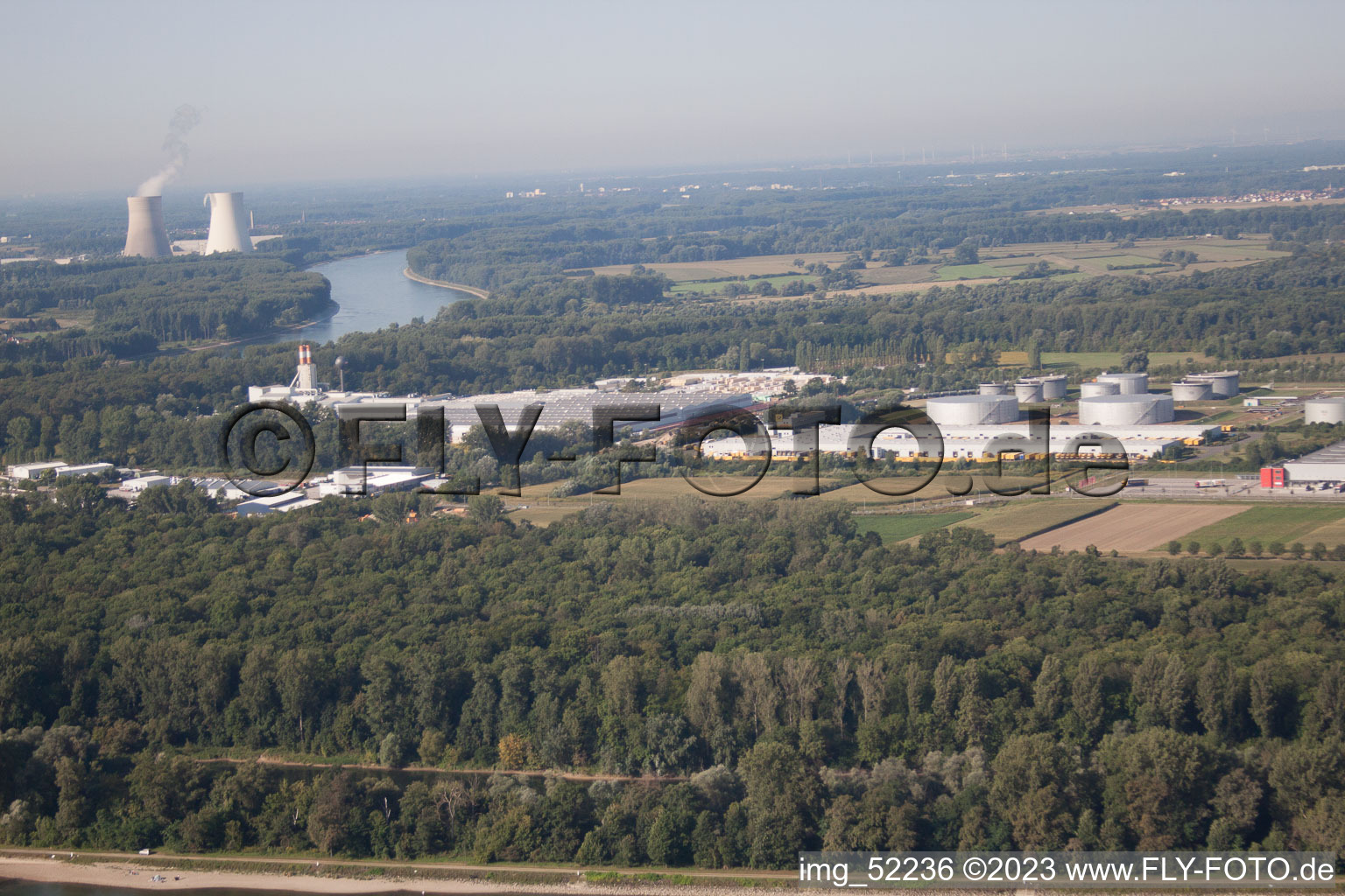 Speyer Industriegebiet Süd im Bundesland Rheinland-Pfalz, Deutschland aus der Luft betrachtet