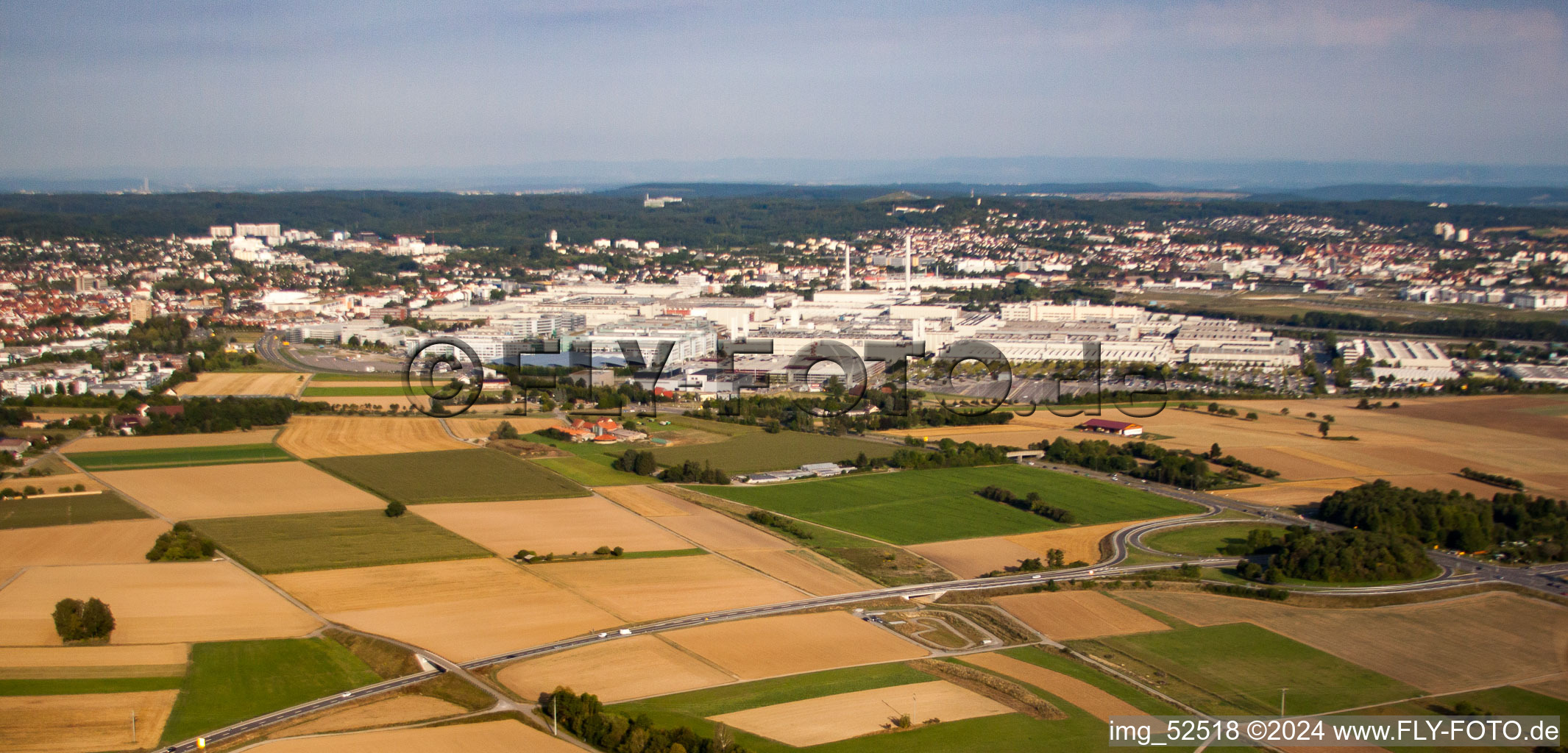 Mercedes Benz Werk in Sindelfingen im Bundesland Baden-Württemberg, Deutschland