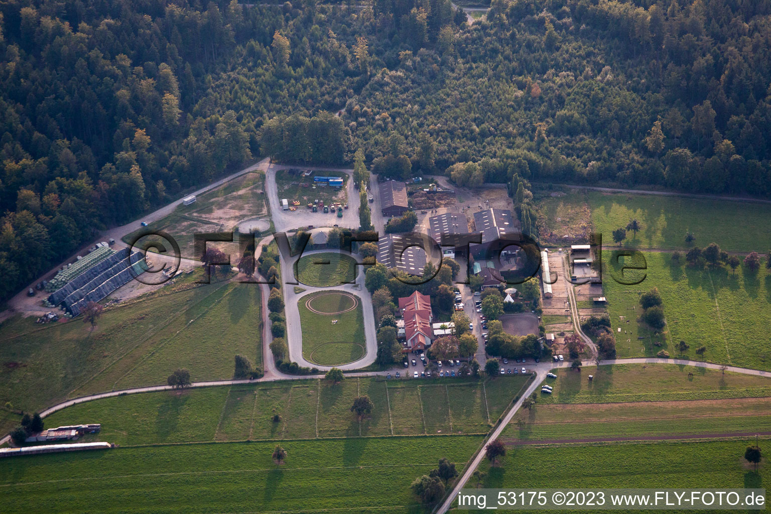 Luftaufnahme von Burbach im Bundesland Baden-Württemberg, Deutschland