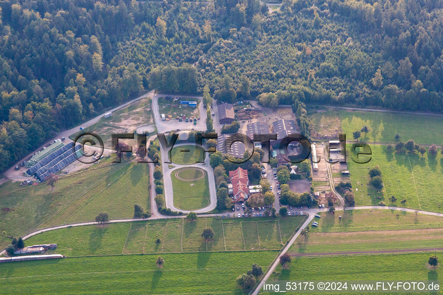 Luftaufnahme von Burbach im Bundesland Baden-Württemberg, Deutschland