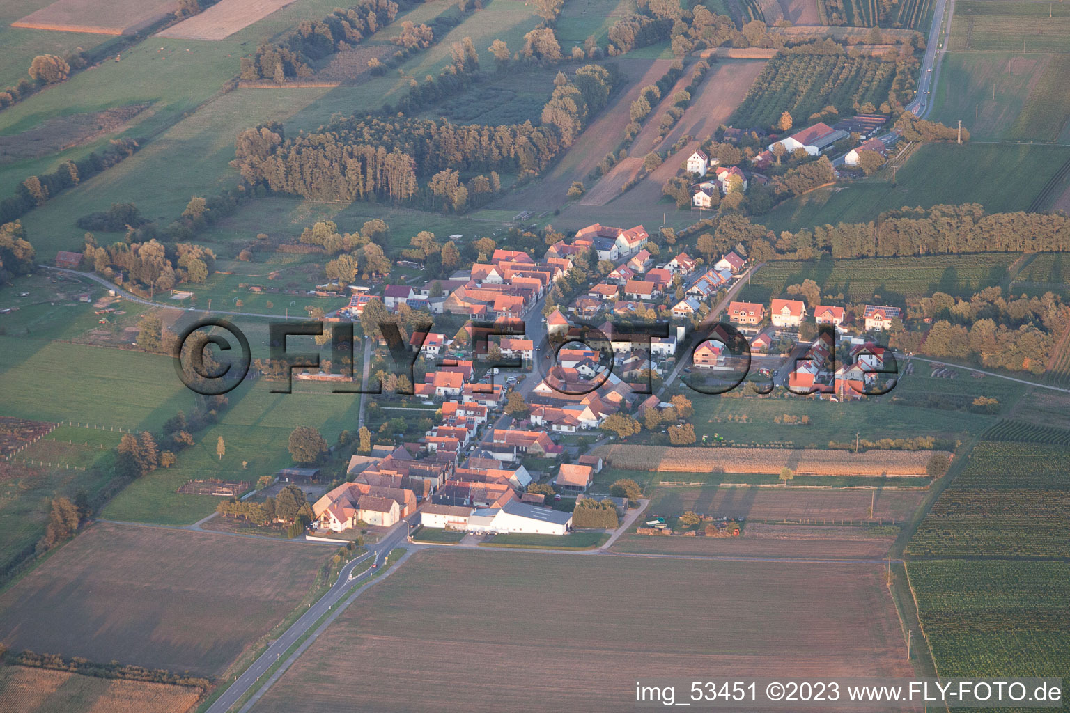 Luftbild von Hergersweiler im Bundesland Rheinland-Pfalz, Deutschland