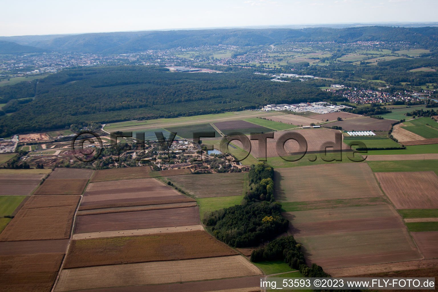 Saverne, Flugplatz Steinbourg im Bundesland Bas-Rhin, Frankreich