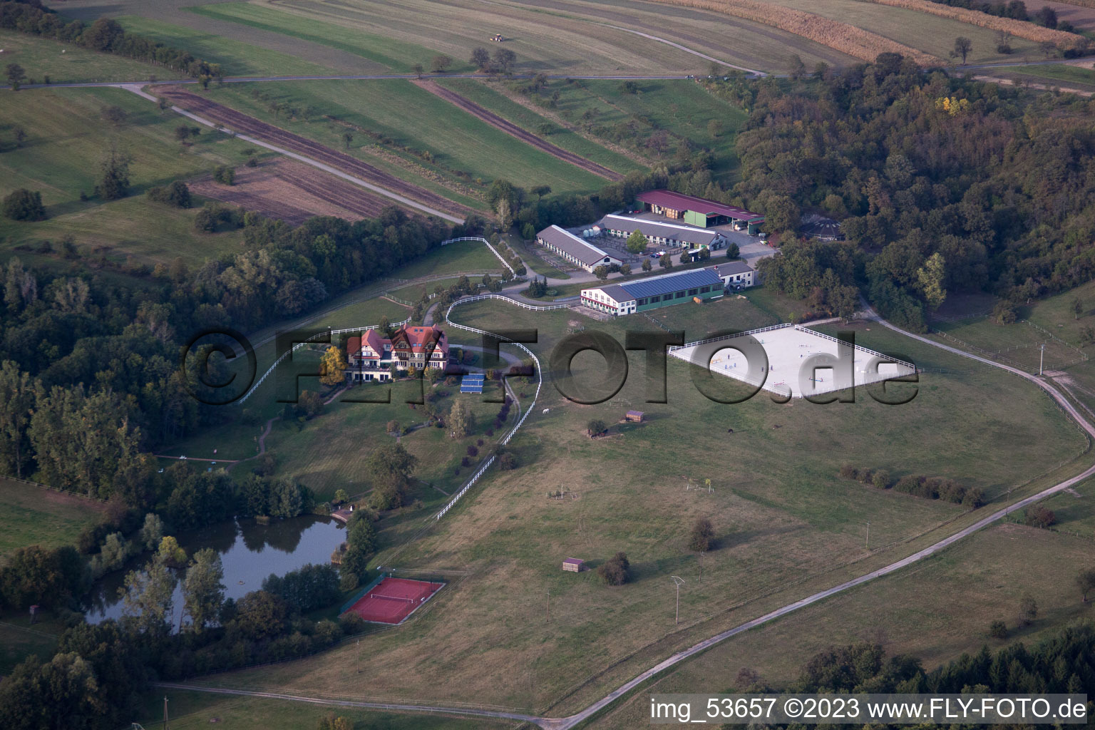 Griesbach im Bundesland Bas-Rhin, Frankreich von der Drohne aus gesehen