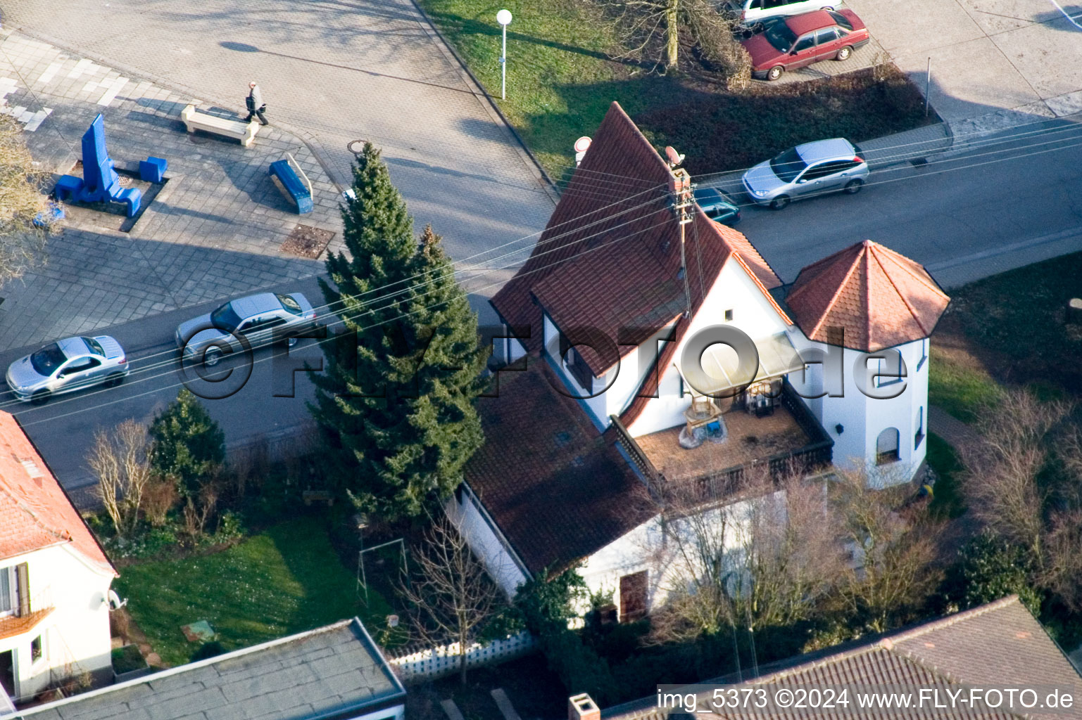 Luftaufnahme von Kandel Luitpoldstr im Bundesland Rheinland-Pfalz, Deutschland
