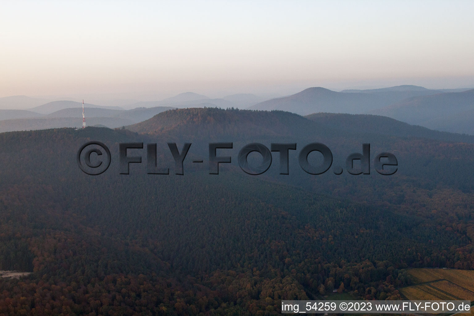 Cleebourg im Bundesland Bas-Rhin, Frankreich von einer Drohne aus
