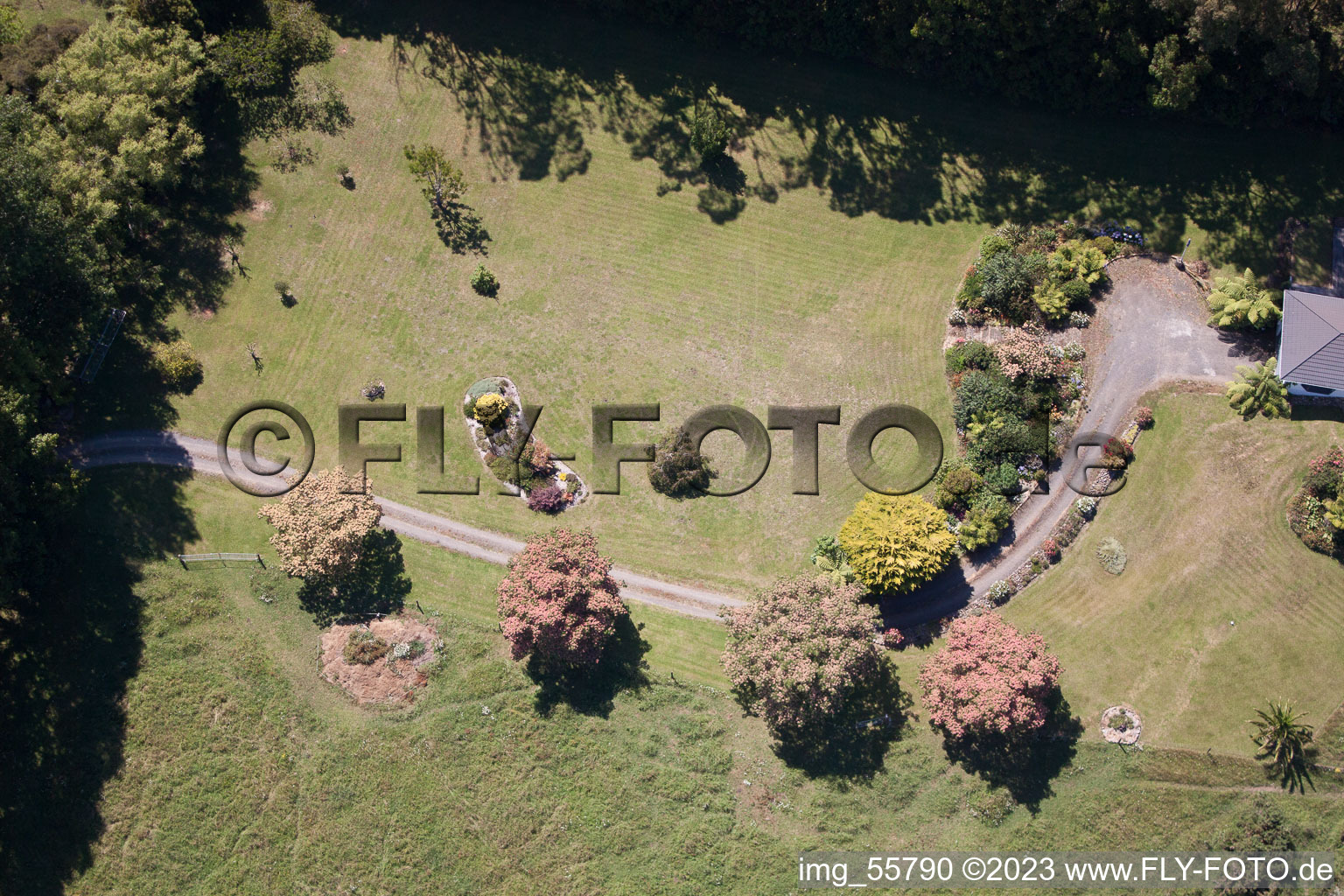 Coromandel im Bundesland Waikato, Neuseeland vom Flugzeug aus