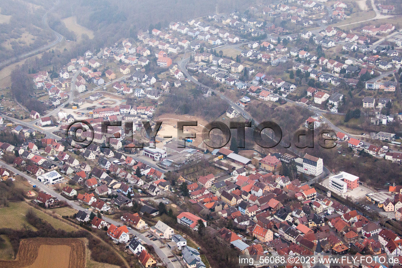 Luftbild von Schonungen-Mainberg im Bundesland Bayern, Deutschland