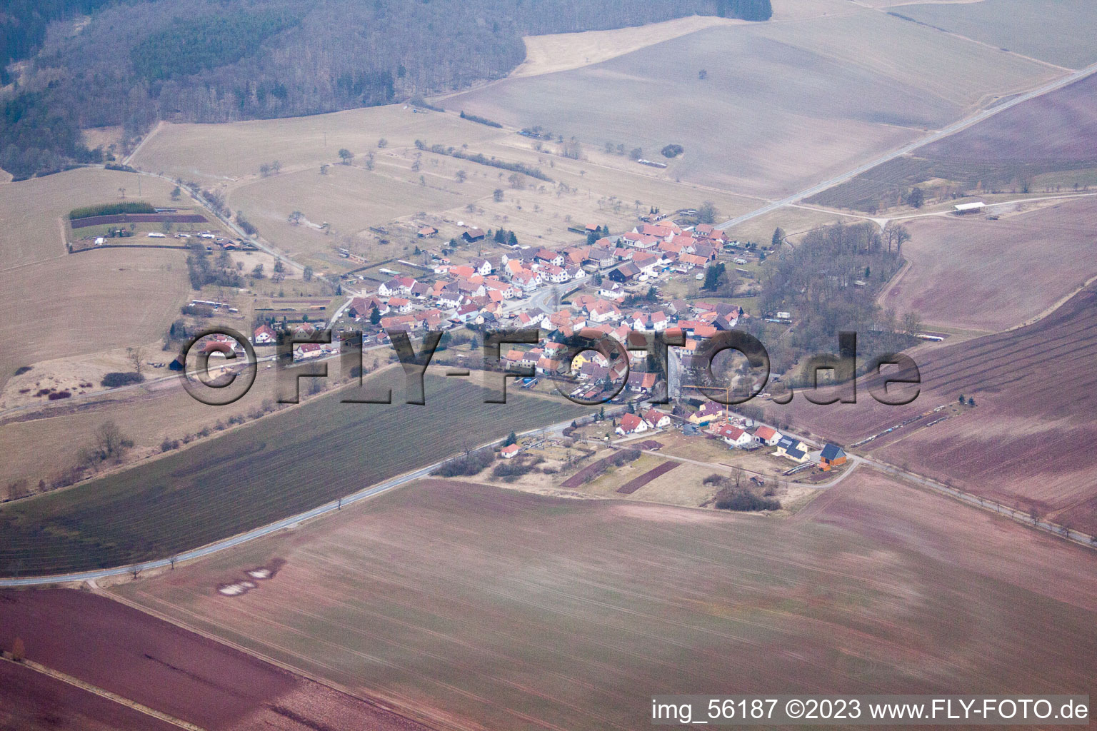 Luftbild von Seidingstadt im Bundesland Thüringen, Deutschland
