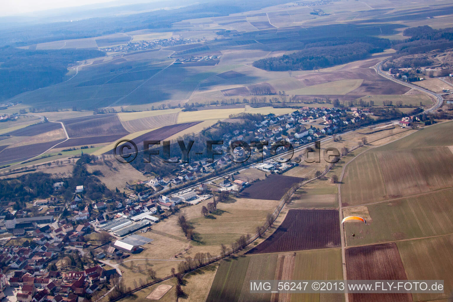 Sulzfeld im Bundesland Bayern, Deutschland aus der Luft
