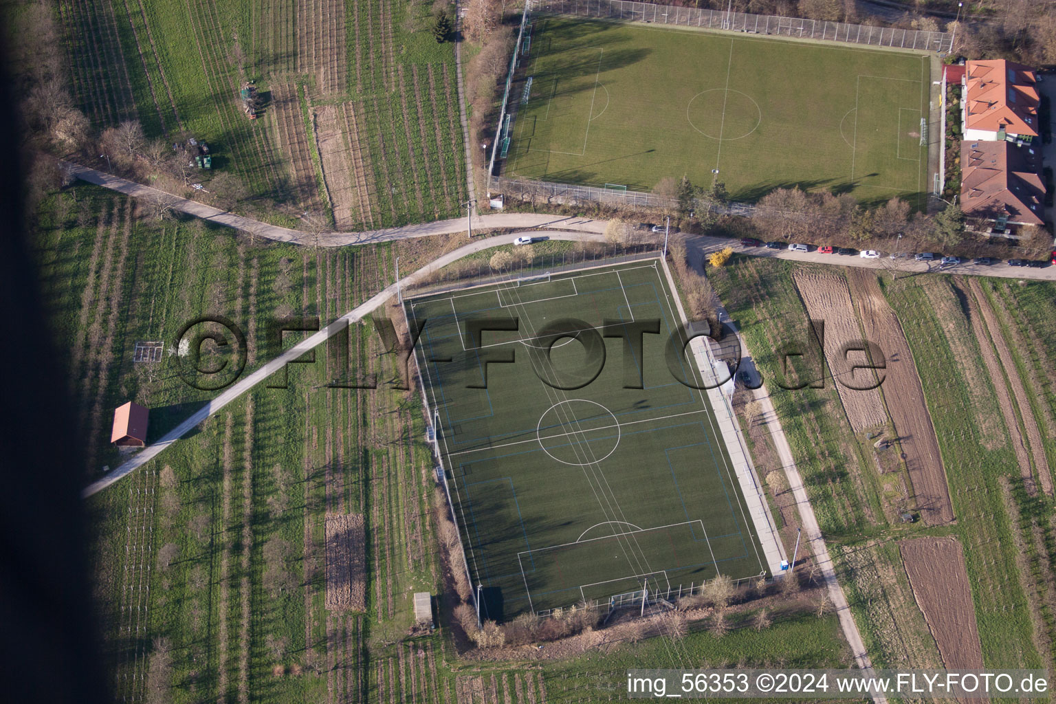 Drohnenbild von Ortsteil Steinbach in Baden-Baden im Bundesland Baden-Württemberg, Deutschland