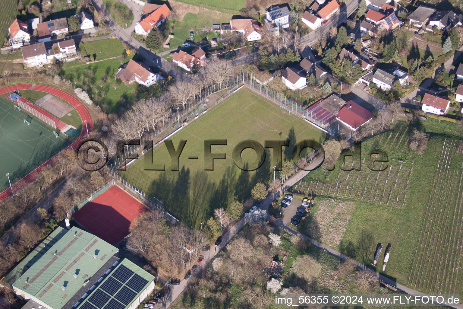 Ortsteil Steinbach in Baden-Baden im Bundesland Baden-Württemberg, Deutschland aus der Luft