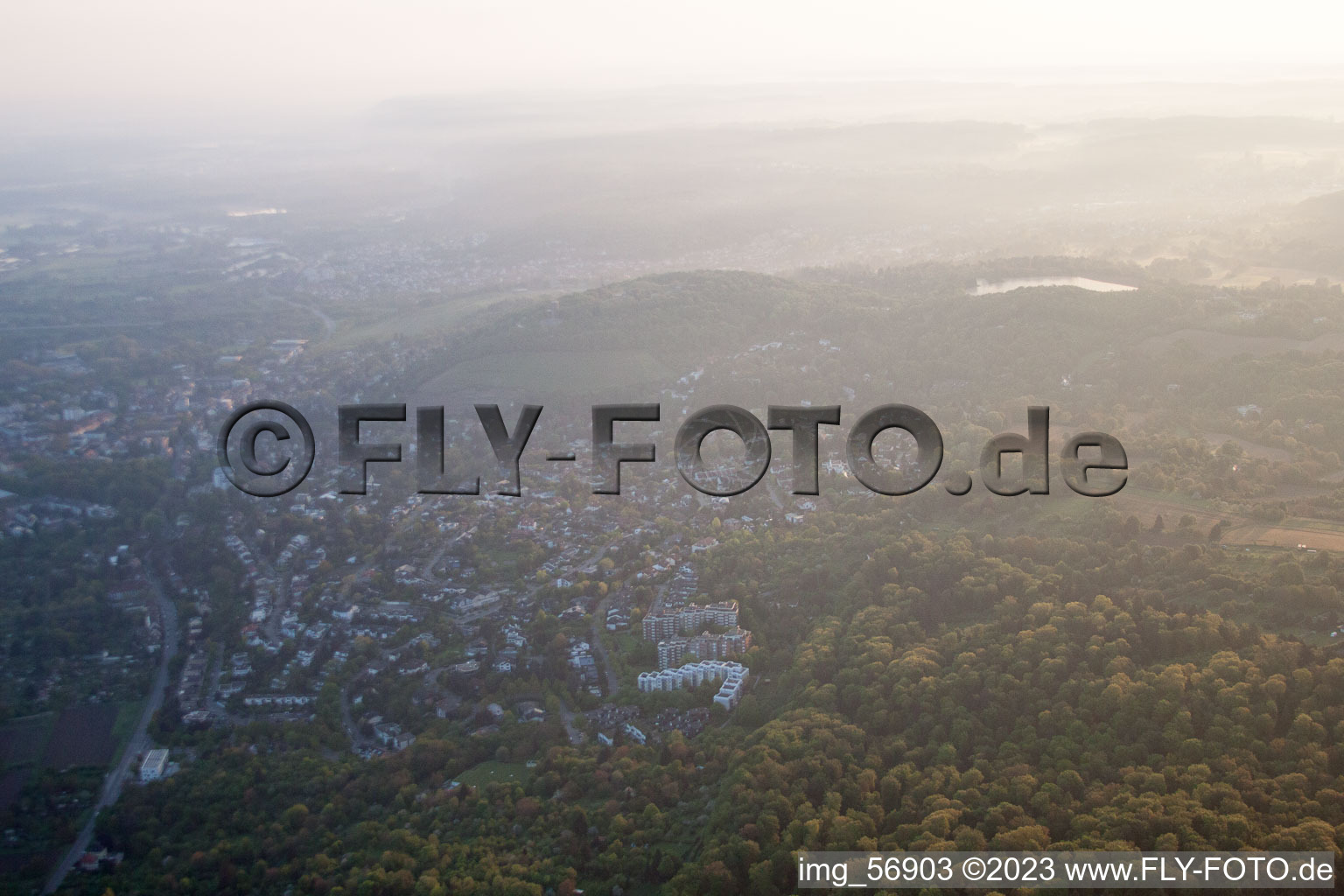 Luftbild von Durlach von Süden in Karlsruhe im Bundesland Baden-Württemberg, Deutschland