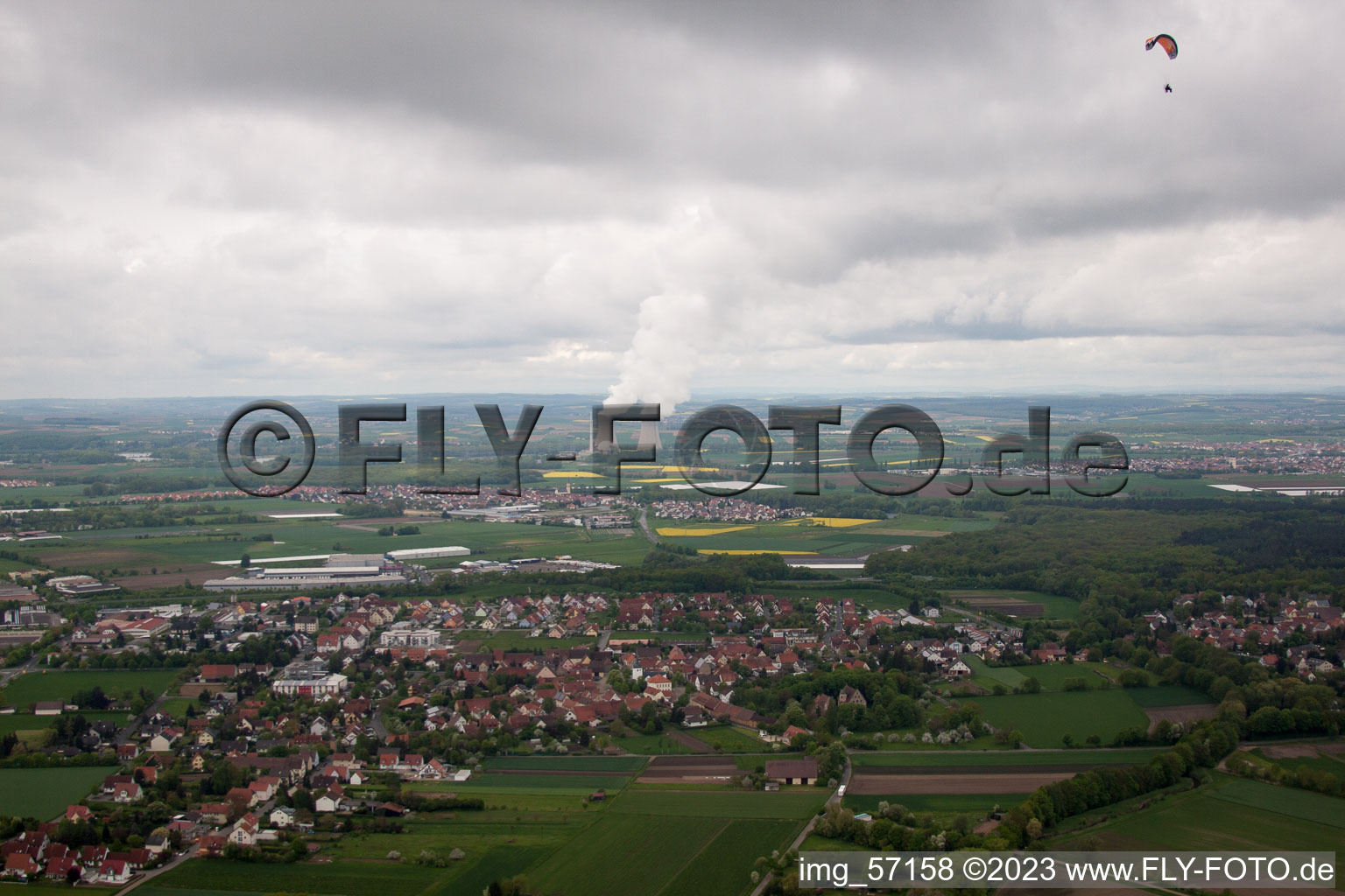 Schwebheim im Bundesland Bayern, Deutschland von einer Drohne aus
