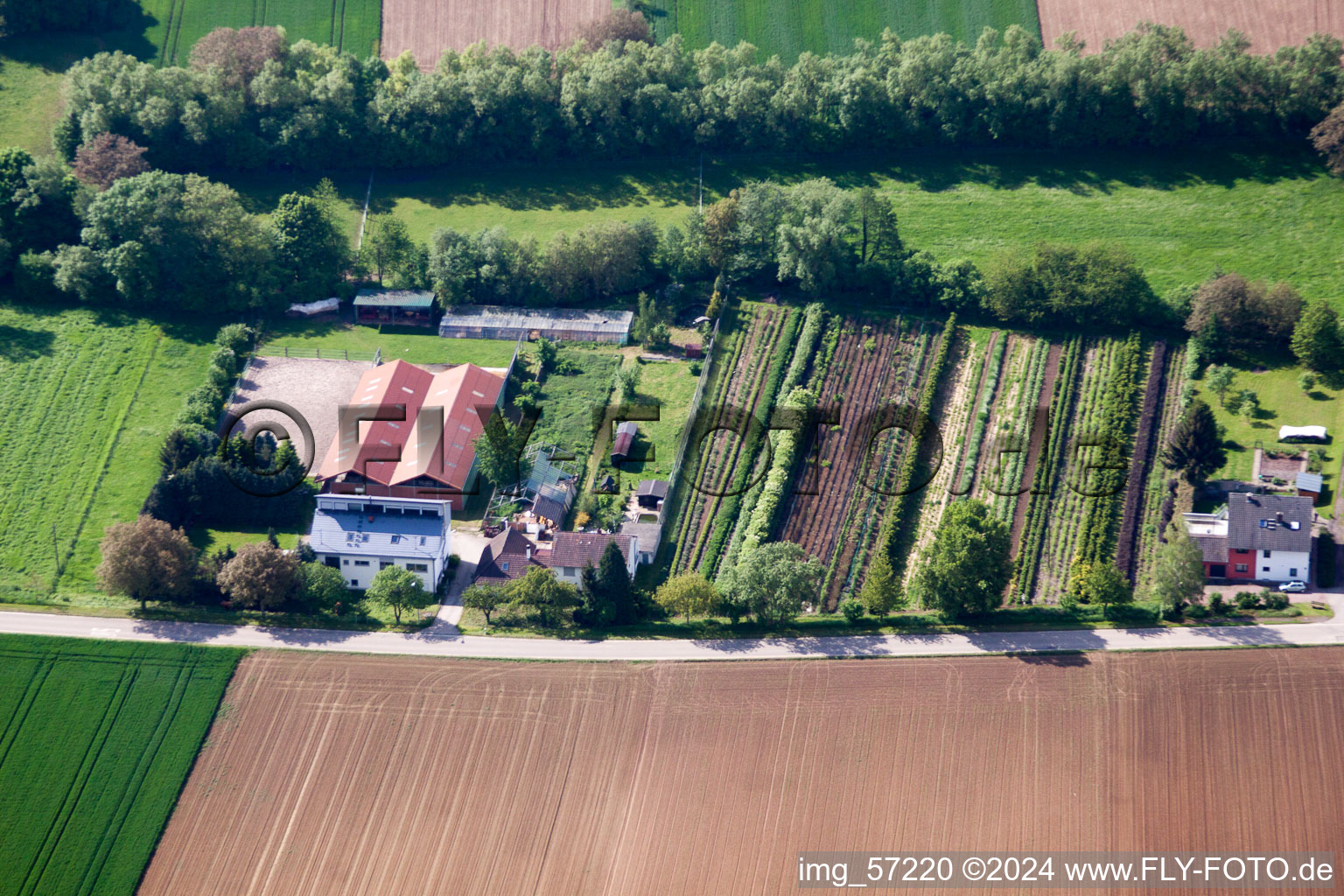 Vollmersweiler im Bundesland Rheinland-Pfalz, Deutschland von oben gesehen