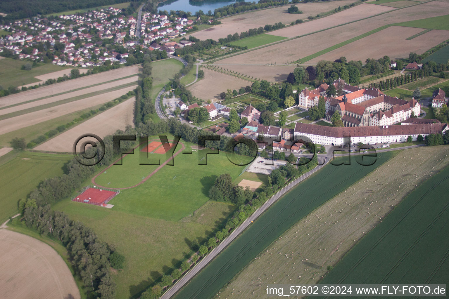 Salem im Bundesland Baden-Württemberg, Deutschland aus der Luft