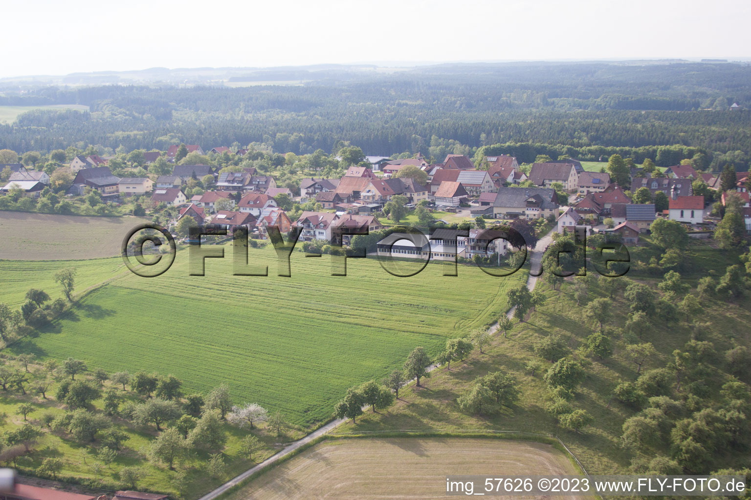 Luftaufnahme von Taisersdorf im Bundesland Baden-Württemberg, Deutschland