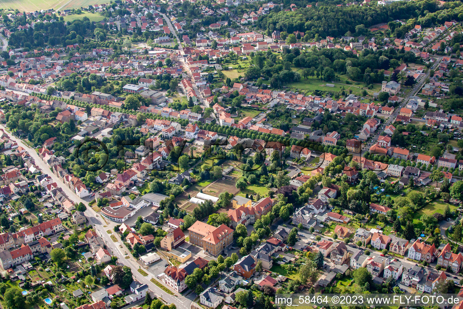Luftbild von Zwischen B185 und Allee in Ballenstedt im Bundesland Sachsen-Anhalt, Deutschland