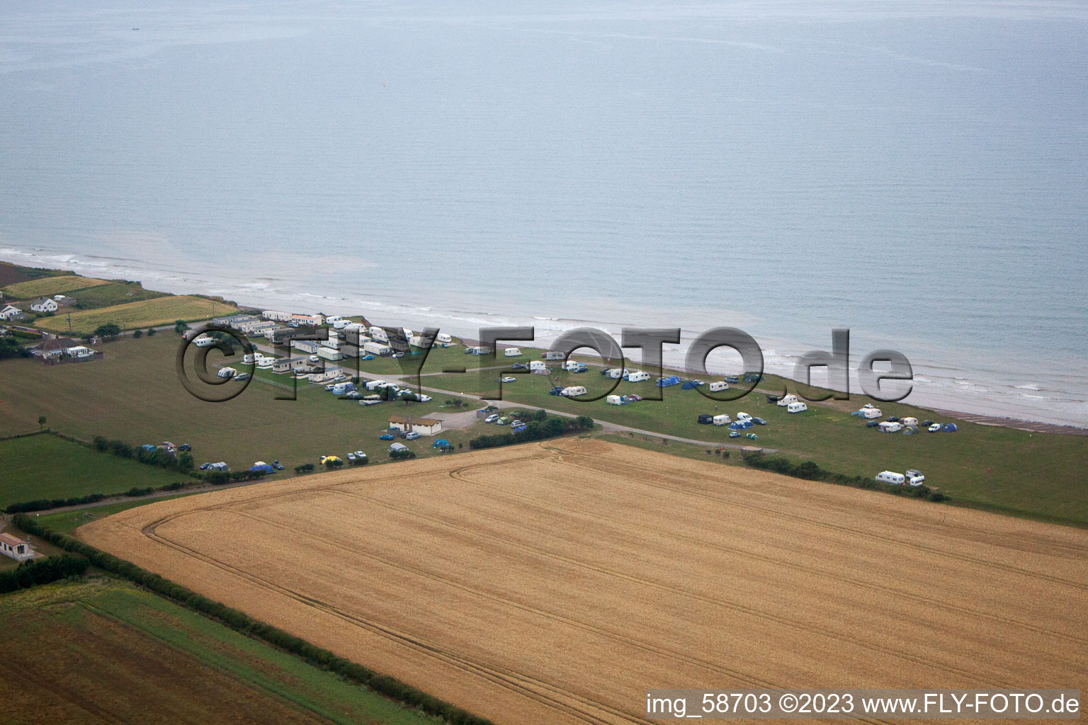 Luftbild von Atwick im Bundesland England, Großbritanien