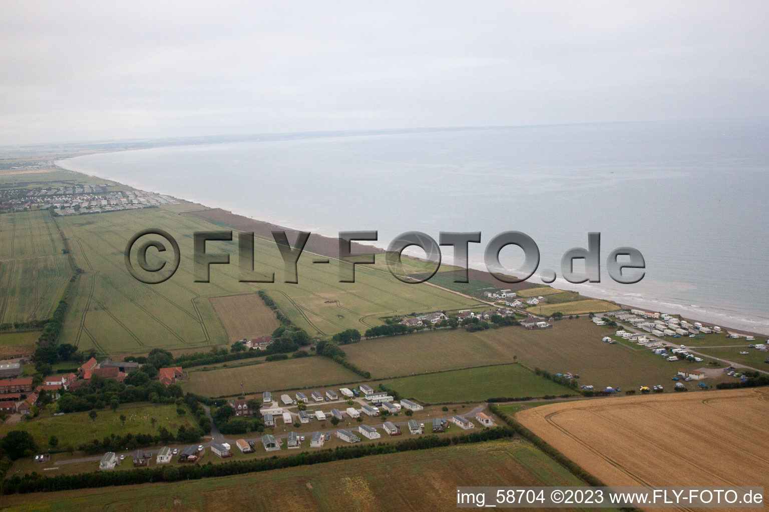 Luftaufnahme von Atwick im Bundesland England, Großbritanien