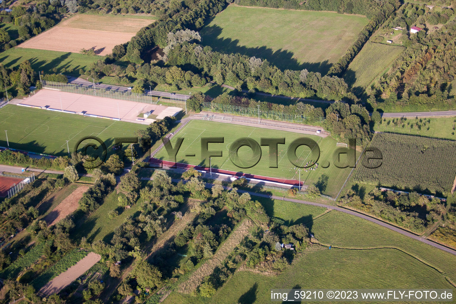 Luftbild von Sportplätze SV Sinzheim e.V im Bundesland Baden-Württemberg, Deutschland
