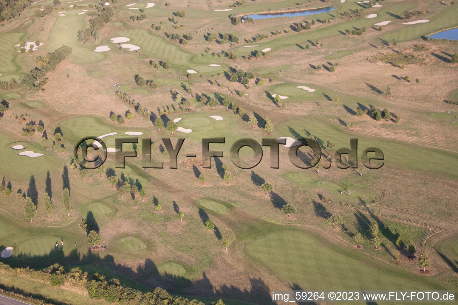 Drohnenbild von Golfclub Urloffen in Appenweier im Bundesland Baden-Württemberg, Deutschland