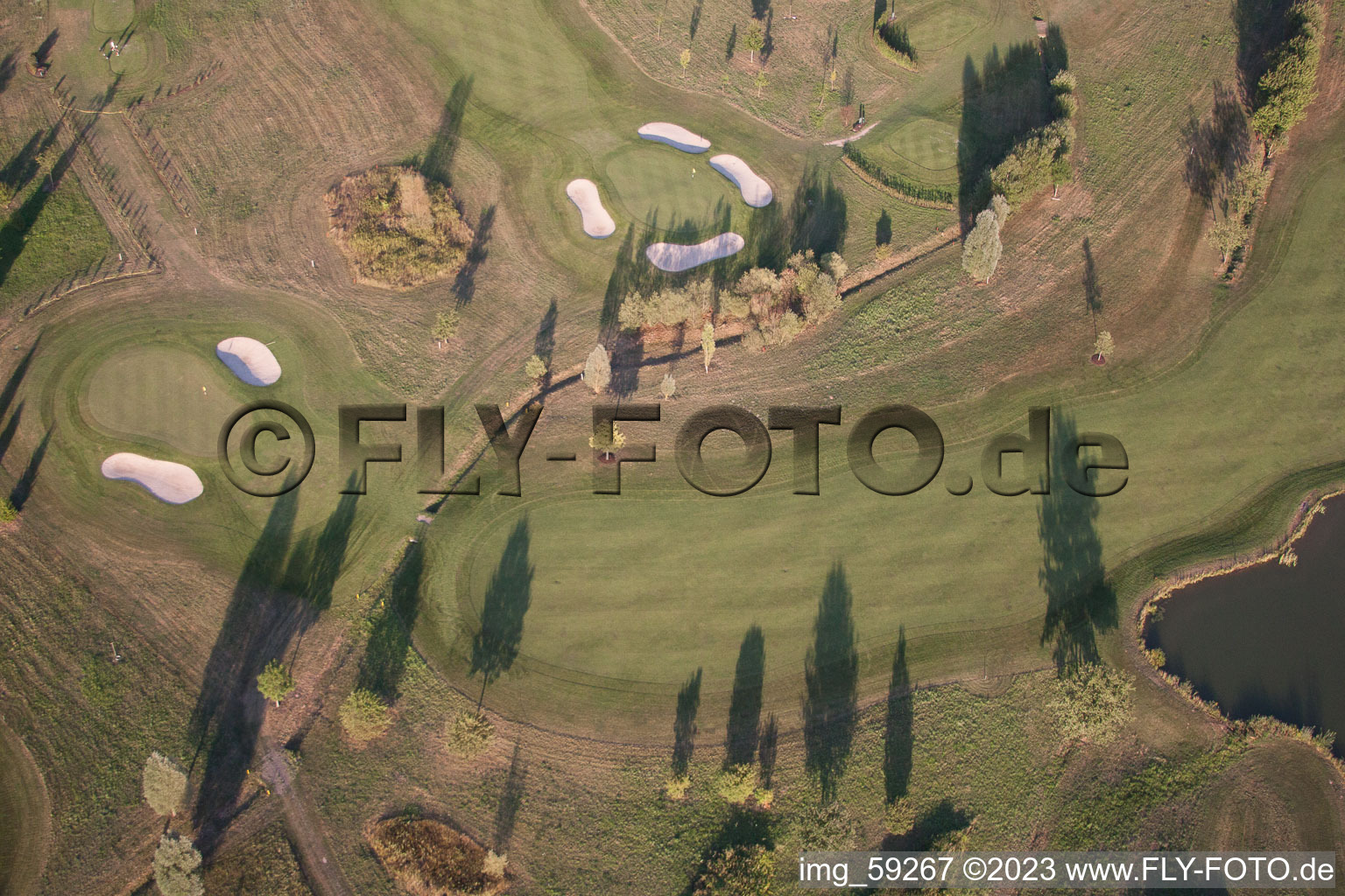 Golfclub Urloffen in Appenweier im Bundesland Baden-Württemberg, Deutschland von der Drohne aus gesehen