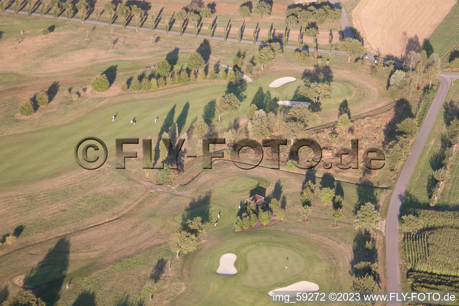 Luftaufnahme von Golfclub Urloffen in Appenweier im Bundesland Baden-Württemberg, Deutschland
