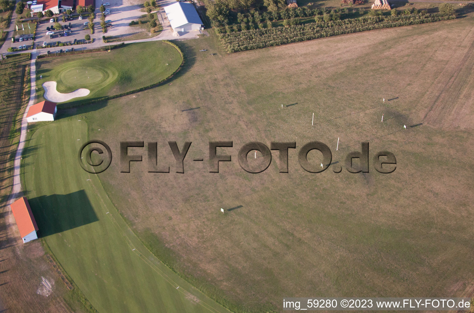 Drohnenaufname von Golfclub Urloffen in Appenweier im Bundesland Baden-Württemberg, Deutschland