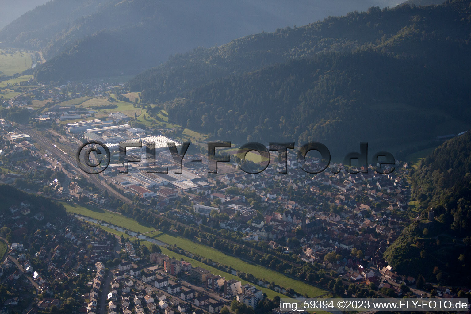 Biberach im Bundesland Baden-Württemberg, Deutschland aus der Luft betrachtet